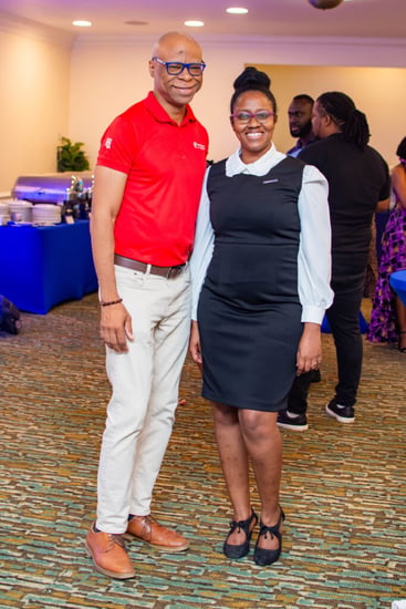 Tsahai Morgan at JTDA Members mingle