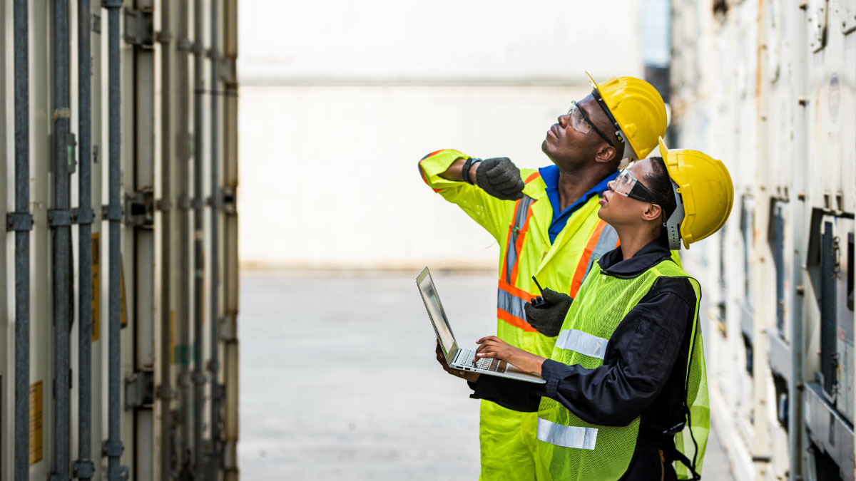 Port workforce team supported by labour management software
