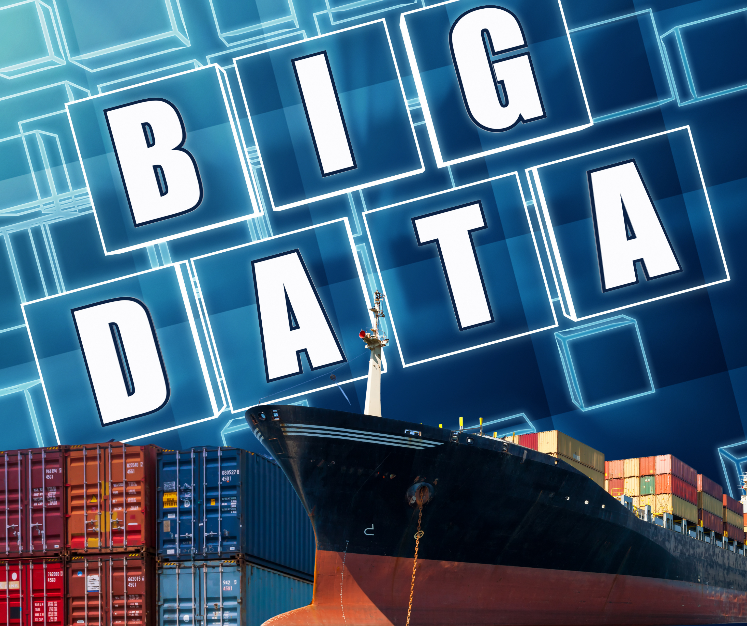 Illustration showing AI turning shipping documents into structured operational data