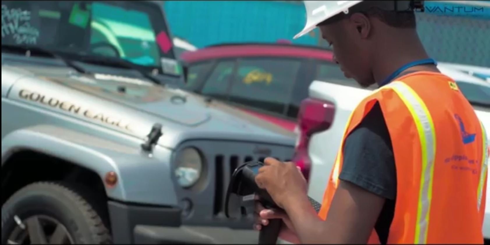 Vehicle tracking using RFID and barcode technology