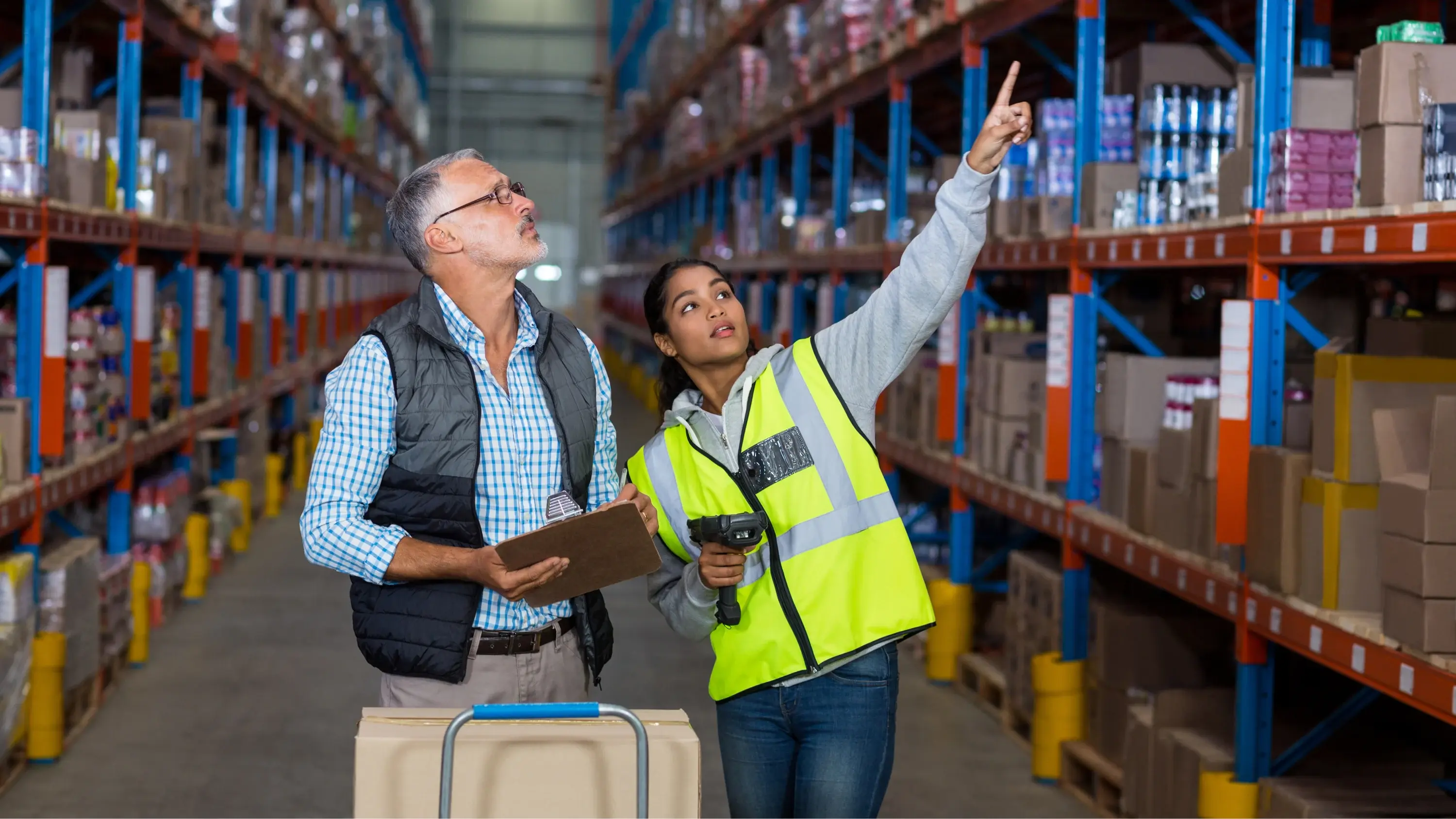 Warehouse manager reviewing inventory workflows and growth bottlenecks